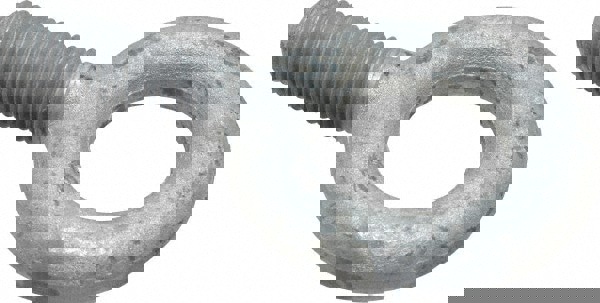 Fixed Lifting Eye Bolt: Without Shoulder, 6,000 lb Capacity, 3/4-10 Thread, Grade C-1035 Forged Steel